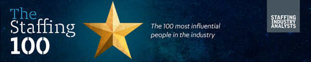 Is it surprising then that accolades continue and CEO Tom Landry makes the Staffing Top 100?