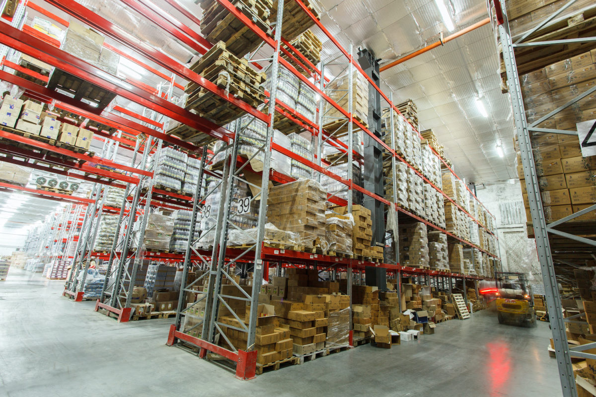 A supply chain storage warehouse by allegiance staffing a leading staffing agency in houston, texas.