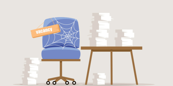 Why is Everywhere Short Staffed? 3 Staff shortage shown through empty work space.